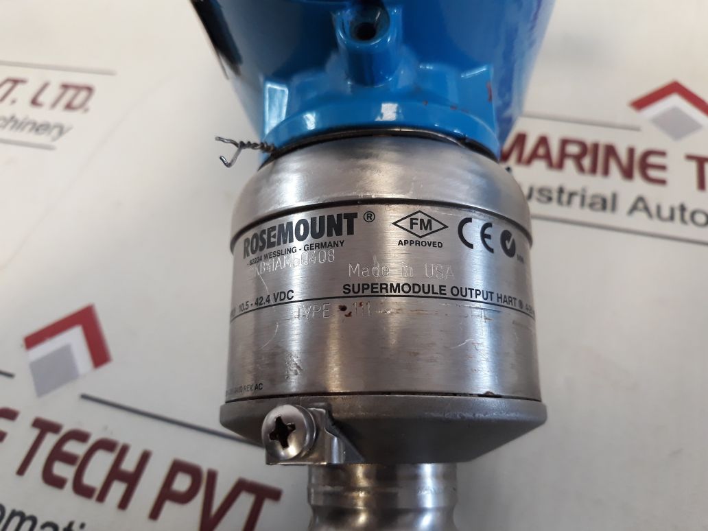 Rosemount 3051S1Tg5A2A11F1Kb4Iam5Q4Q8 Pressure Transmitter 689Bar