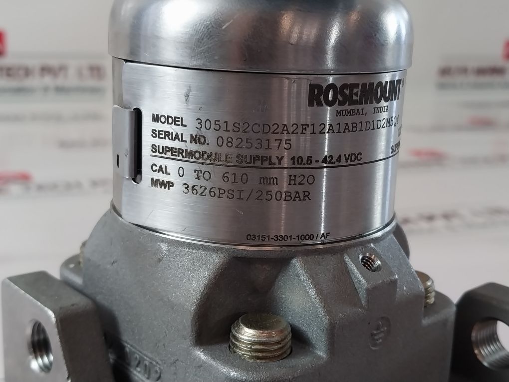 Rosemount 3051S2Cd2A2F12A1Ab1D1D2M5Q4 Pressure Transmitter