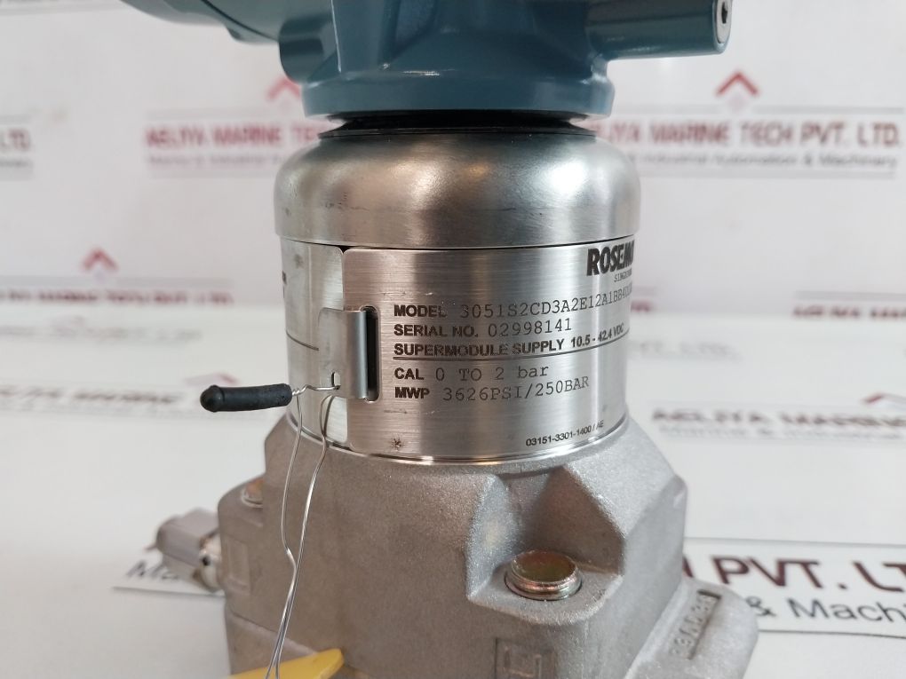 Rosemount 3051S2Cd3A2E12A1Bb4D1D2E7M5P1Q4Qtt1 Pressure Transmitter 3051S