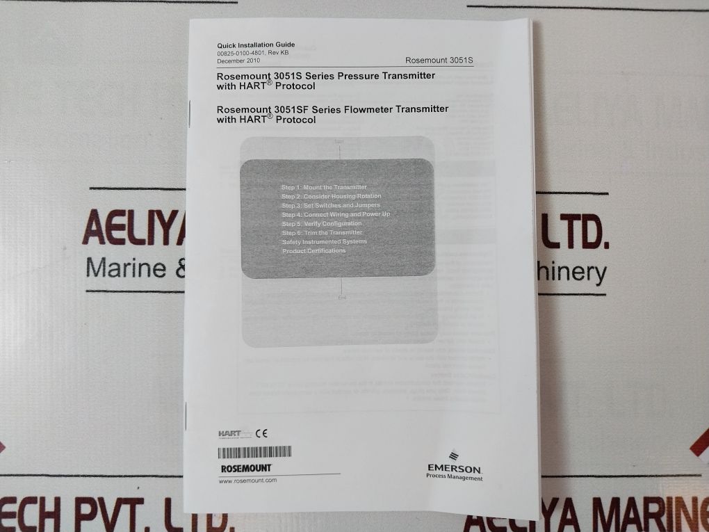 Rosemount 3051S2Cd5A2E12A1Bb4D1D2E7M5P1Q4Qtt1 Pressure Transmitter Set