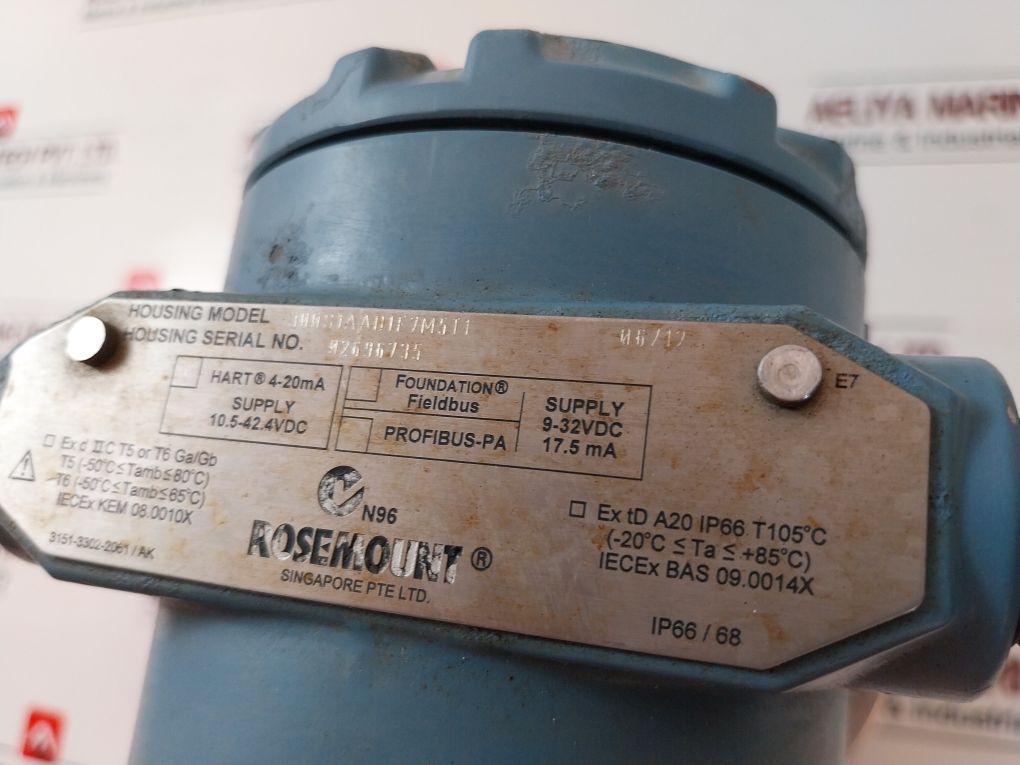 Rosemount 3051S2Tg4A2B11A1Ad1E7M5P1Q4Qtt1 Pressure Transmitter 17.5 Ma