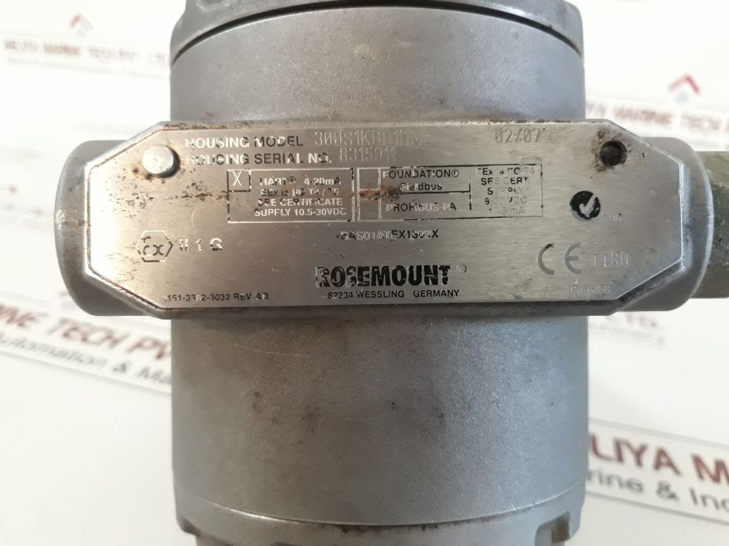 Rosemount 3051S2Tg5A2A11B1Kb4D111M5Q4Q8Qs Pressure Transmitter