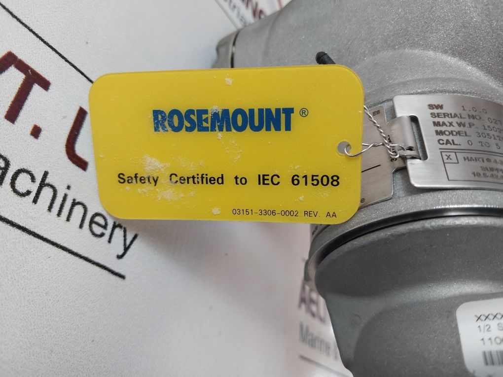 Rosemount 3051Tg2A2B21Ke8M5P1Q4Q8S1Qta8091