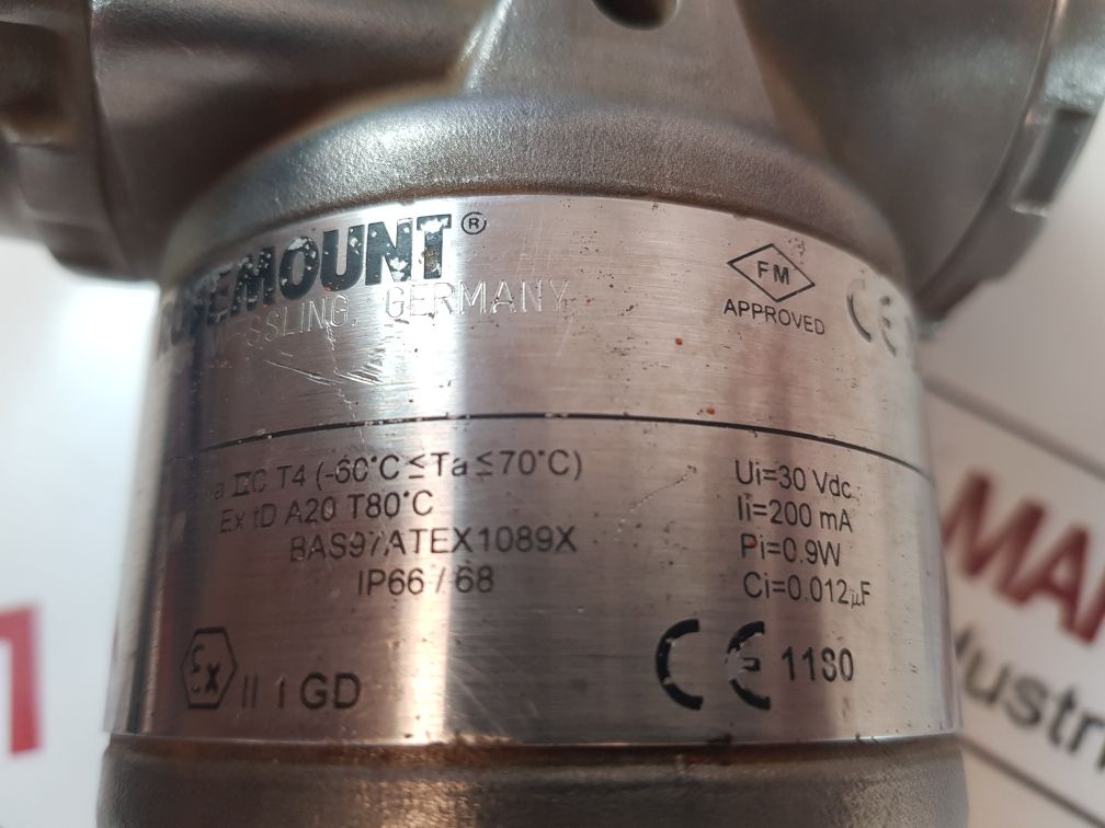 Rosemount 3051Tg3A2B32Kb411M5Q4Q8S5Tr Pressure Transmitter
