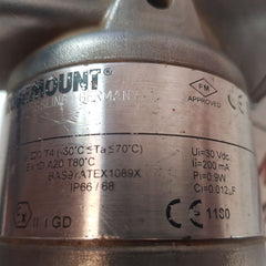Rosemount 3051Tg3A2B32Kb411M5Q4Q8S5Tr Pressure Transmitter
