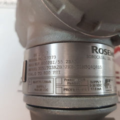 Rosemount 3051Tg3A2B32Kb4I1M5Q4Q8S5 Pressure Transmitter