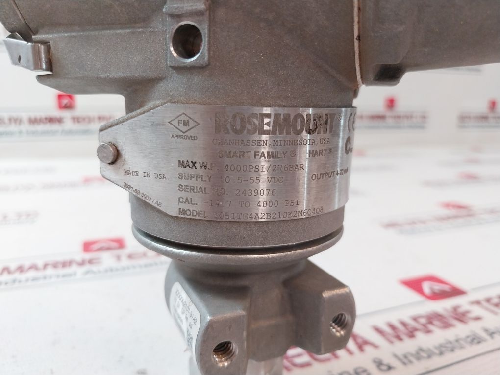 Rosemount 3051Tg4A2B21Je2M6Q4Q8 Pressure Transmitter