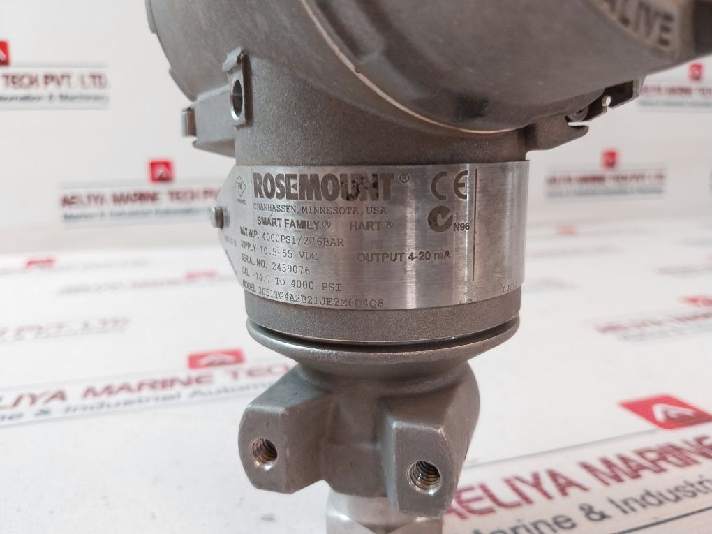 Rosemount 3051Tg4A2B21Je2M6Q4Q8 Pressure Transmitter