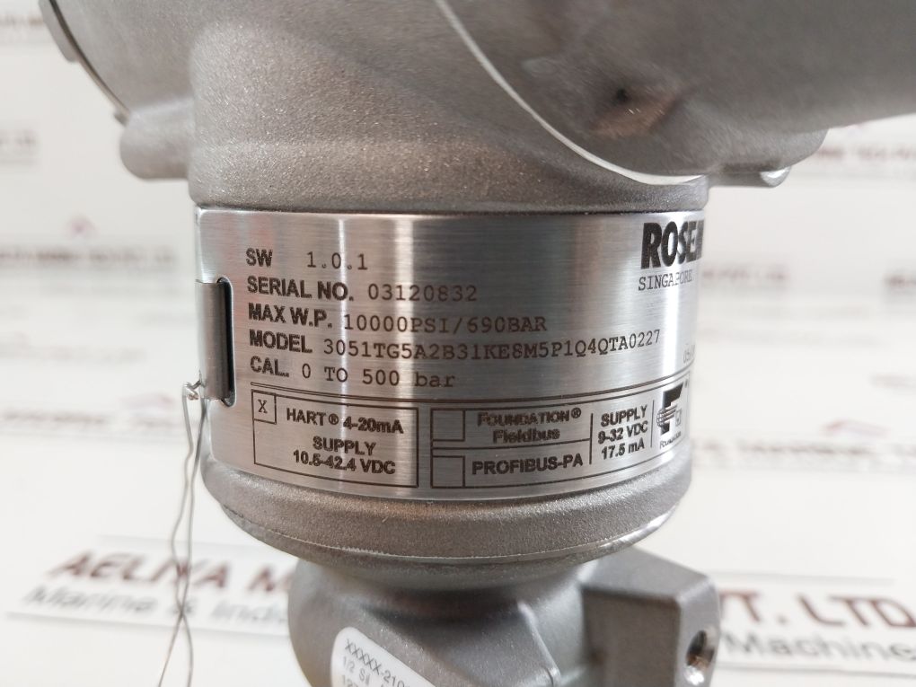 Rosemount 3051Tg5A2B31Ke8M5P1Q4Qta0227 Pressure Transmitter Set