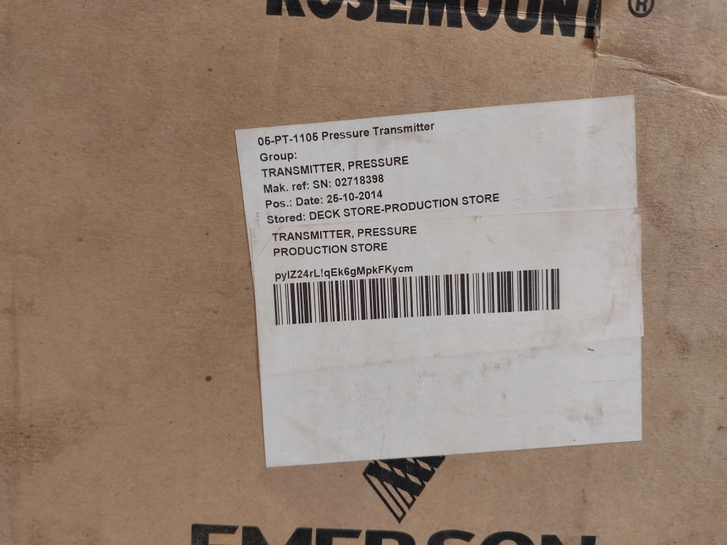 Rosemount 3051Tg5A2B31Ke8M5P1Q4Qta0227 Pressure Transmitter Set