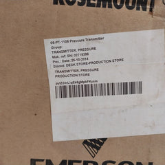 Rosemount 3051Tg5A2B31Ke8M5P1Q4Qta0227 Pressure Transmitter Set