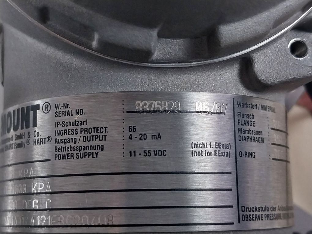 Rosemount 3095 Ma23Aja11Ka121Fbc2Q4Q8 Flow Meter