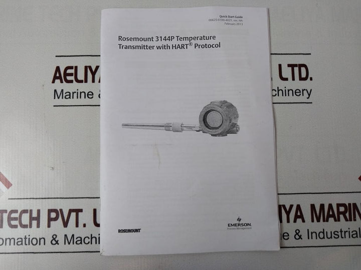 Rosemount 3144Pd2A2Kab4M5T1Q4Qt Temperature Transmitter Set With Protocol 3114P