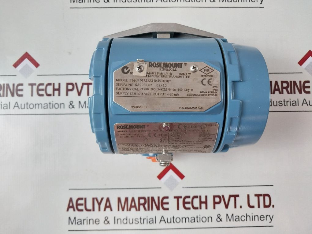 Rosemount 3144Pd2A2Kab4M5T1Q4Qt Temperature Transmitter Set With Protocol 3114P