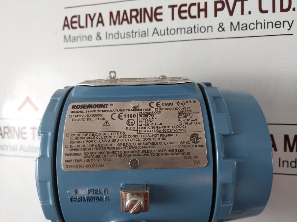Rosemount 3144Pd2A2Kab4M5T1Q4Qt Temperature Transmitter Set With Protocol 3114P