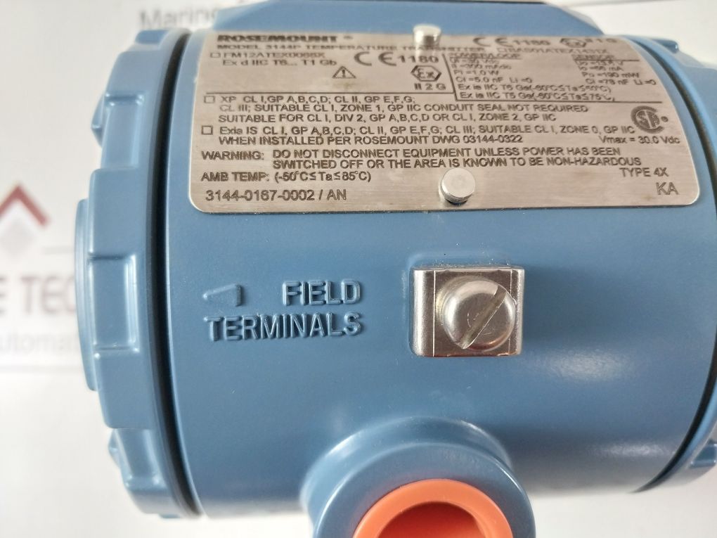 Rosemount 3144Pd2A2Kab4M5T1Q4Qt Temperature Transmitter Set With Protocol 3114P