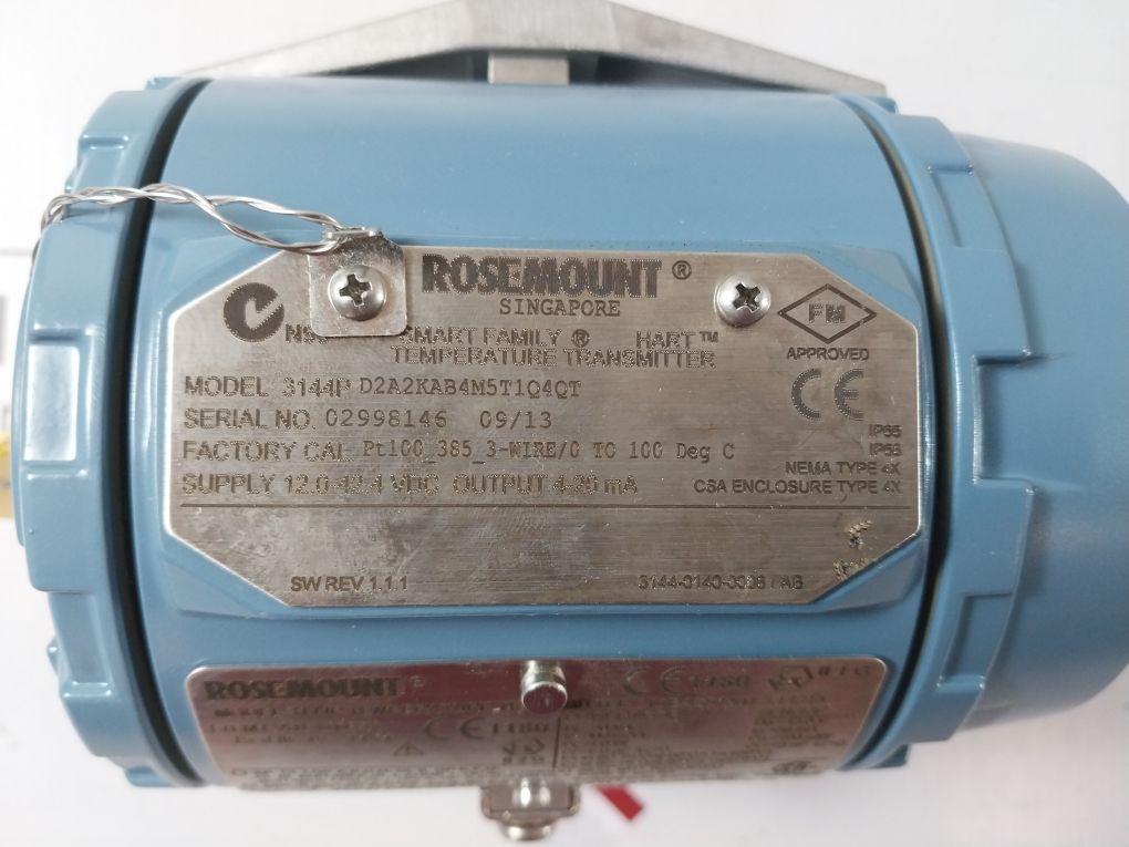 Rosemount/Emerson 3144Pd2A2Kab4M5T1Q4Qt Temperature Transmitter Set