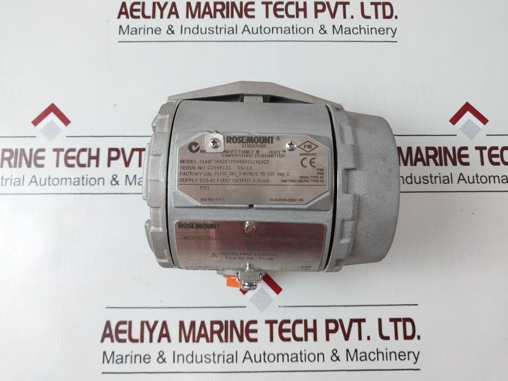 Rosemount 3144P Temperature Transmitter Set 3144P D6A2E7P8B4M5T1C4Q4Qt