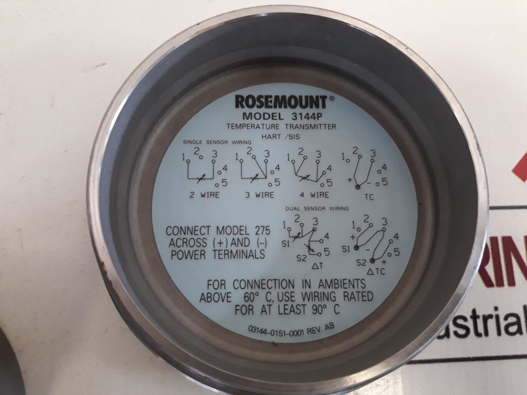 Rosemount 3144P D6A2I1M5Q4U2 Temperature Transmitter