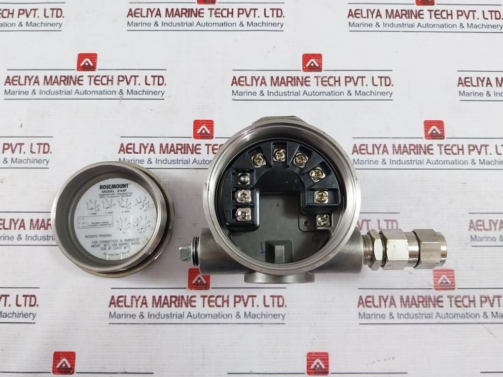 Rosemount 3144P D6F2I1M5Q4U1Xak1011 Fieldbus Temperature Transmitter 9.0-32.0 Vdc