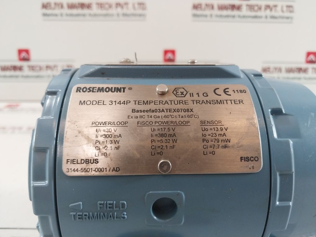 Rosemount 3144P D1F2I1B4M5Q4U1 Temperature Transmitter