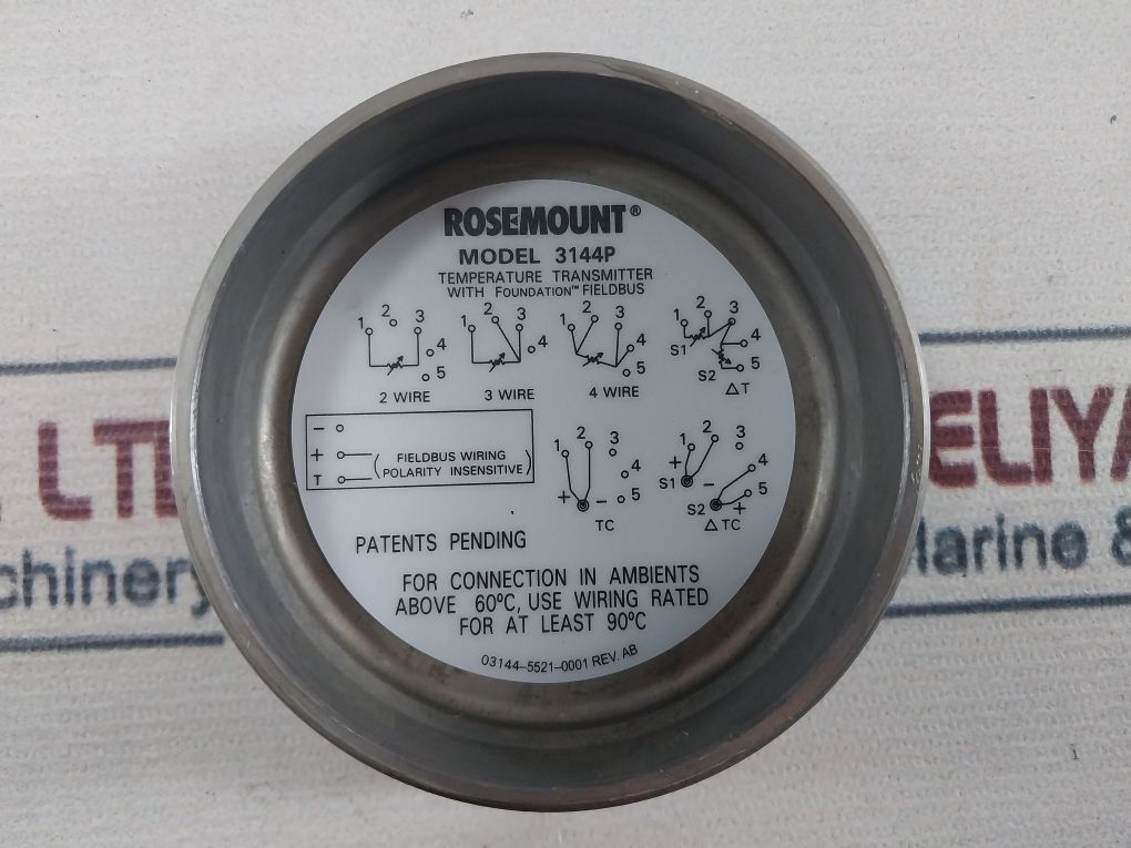 Rosemount 3144P D1F2I1B4M5Q4U1 Temperature Transmitter