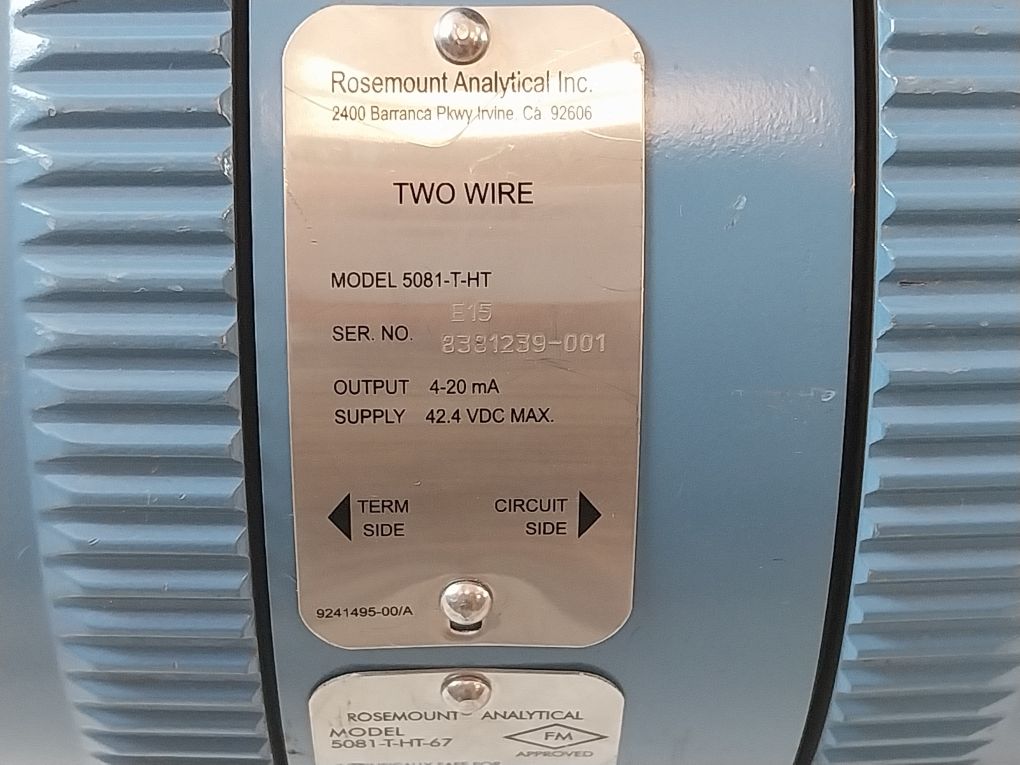 Rosemount 5081-t-ht-67 Transmitter