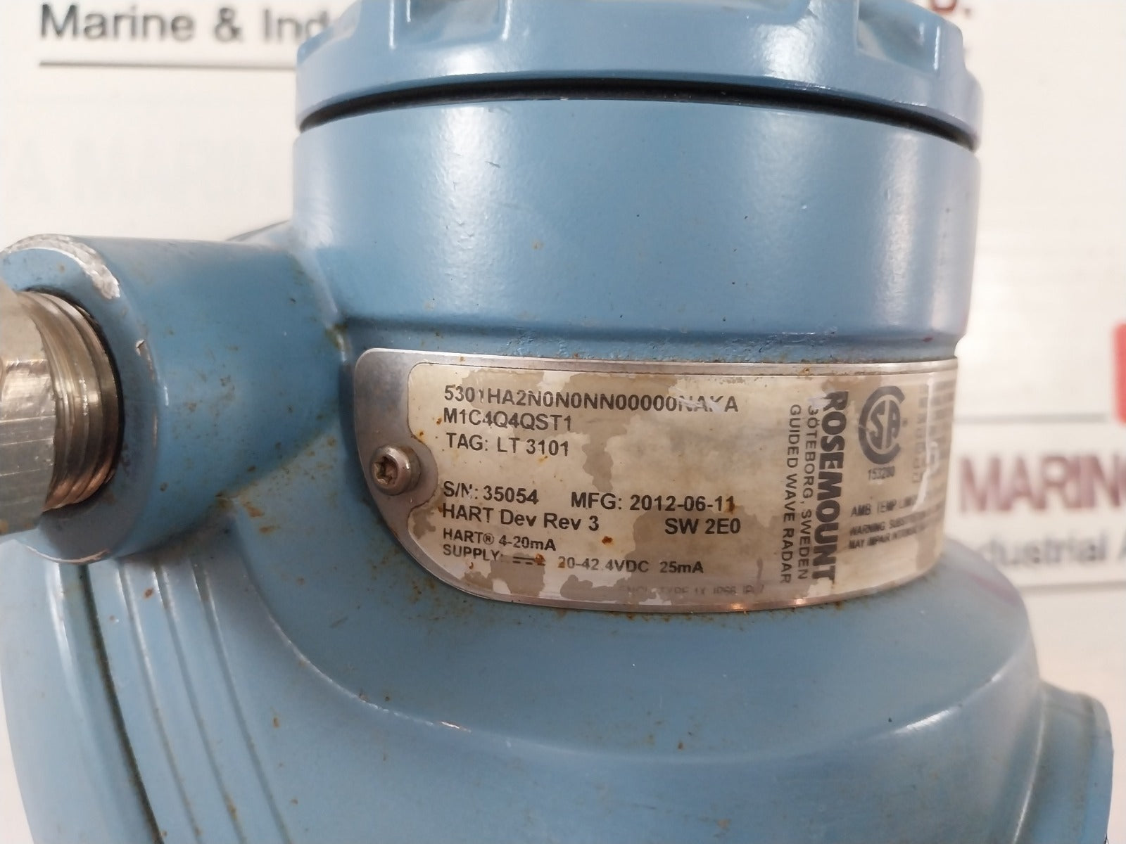 Rosemount 5300 Series 5301Ha2N0N0Nn00000Nakam1C4Q4Qst1 Wave Radar Transmitter