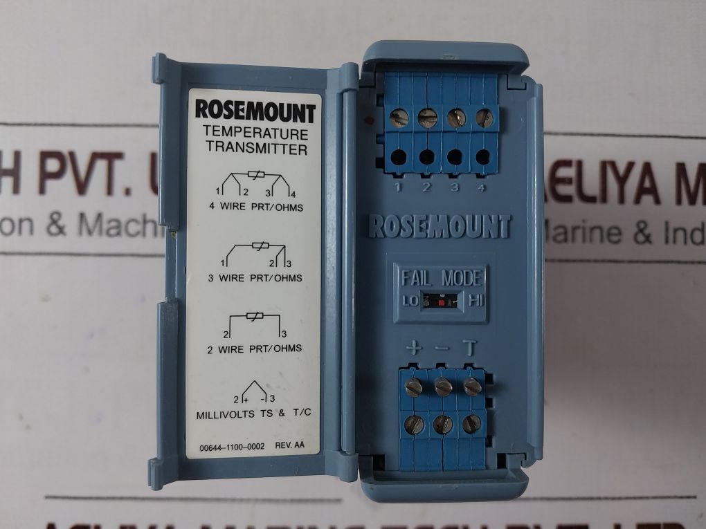 Rosemount 644Ranaq4 Temperature Transmitter 0 To 400 Deg C