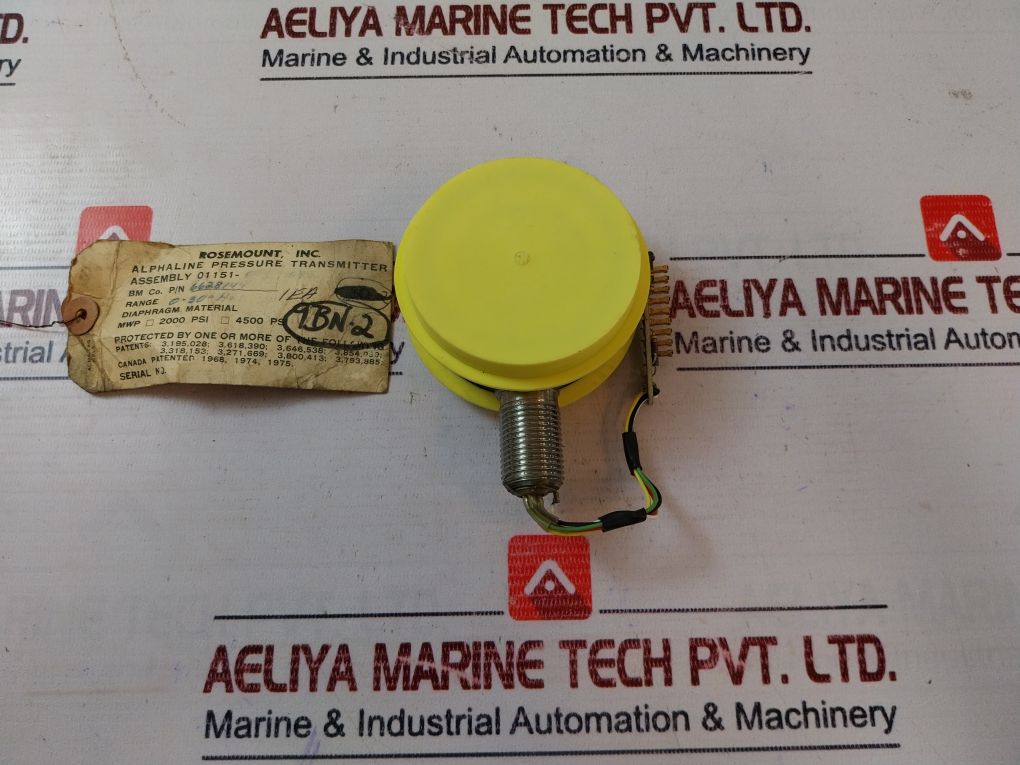 Rosemount 6628144 Alphaline Pressure Transmitter 0-30”