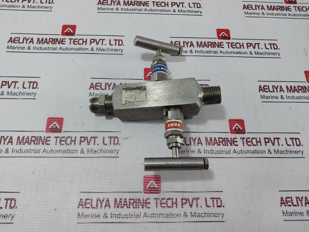 Rosemount C306101126-0000 2-way Valve 316Ss