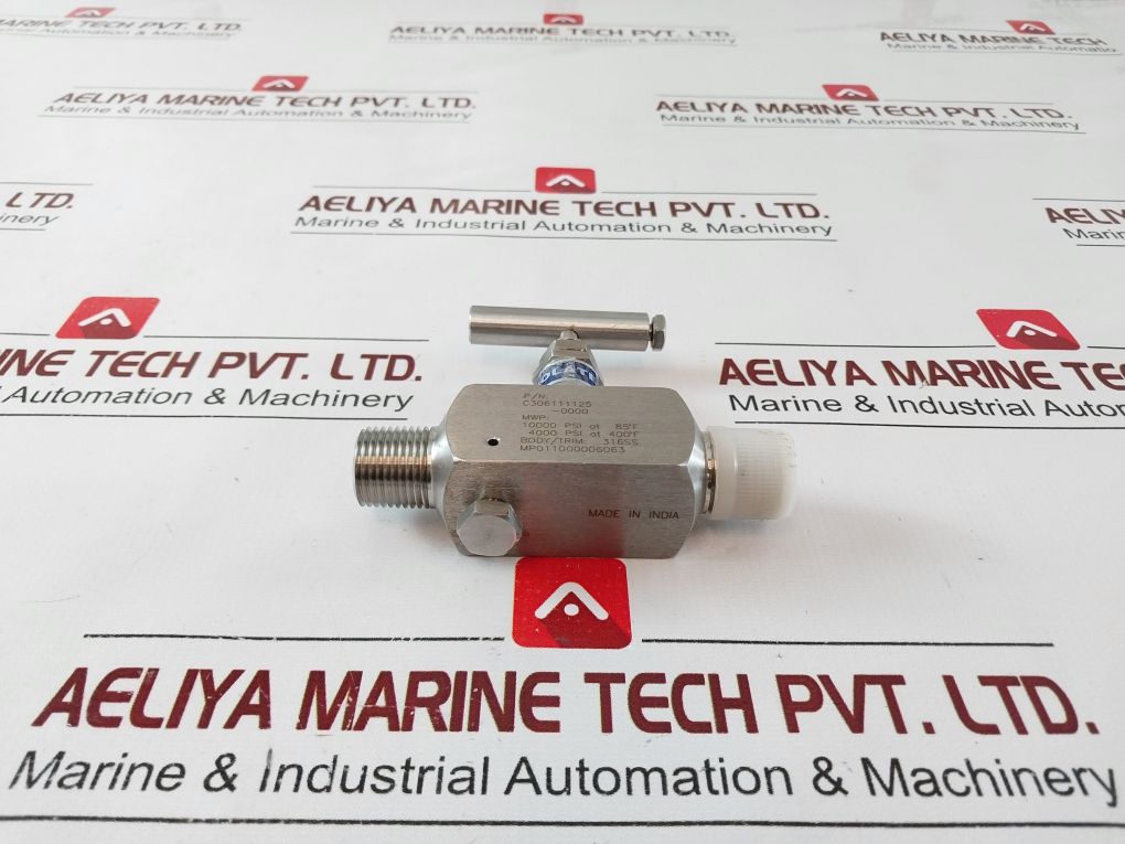 Rosemount C306111125-0000 Needle Valve/Transmitter Valve