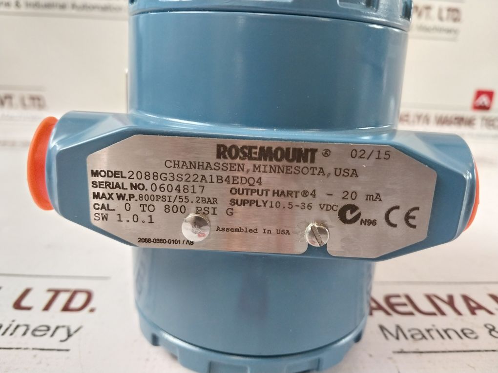 Rosemount 2088G3S22A1B4Edq4 Pressure Transmitter