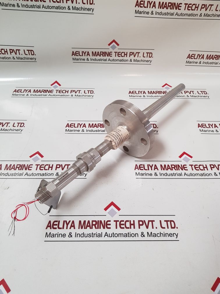 Rosemount Pt-100, 4 Wire, Single Sensor, 6 X 200 Mm + Thermowell
