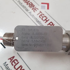 Rosemount Pt-100, 4 Wire, Single Sensor, 6 X 200 Mm + Thermowell