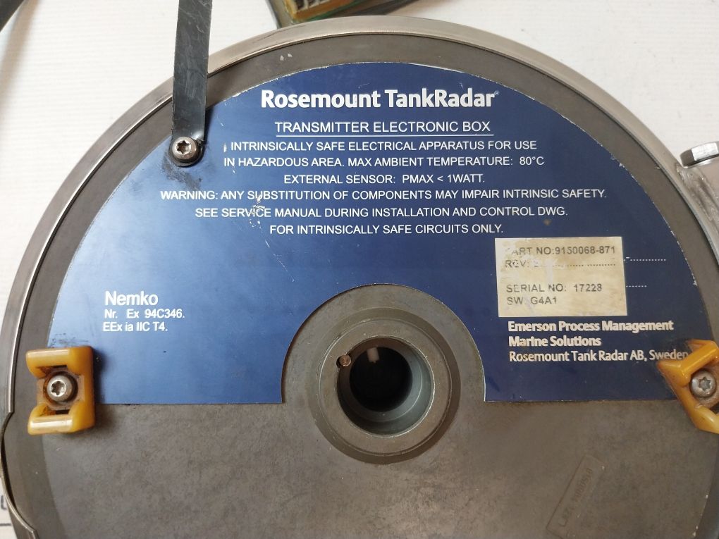 Rosemount Tankradar 9150068-871 Transmitter Electronic Box Rev E