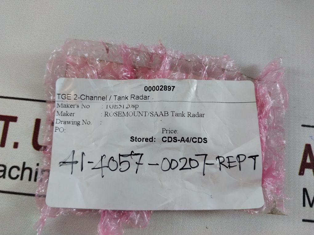 Rosemount Tge 5120 Tank Radar
