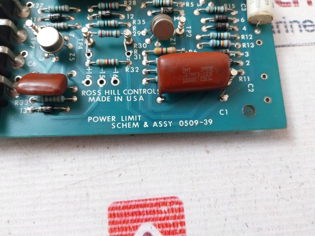 Ross Hill Controls 0509-39 Printed Circuit Board 94V-0