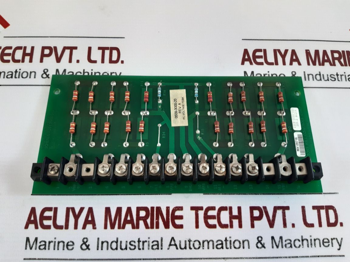 Ross Hill Controls 200D343 Voltage Feedback Schem & Assy 0509-3000-000