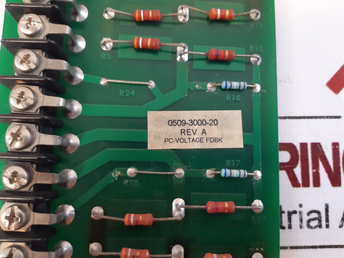 Ross Hill Controls 200D343 Voltage Feedback Schem & Assy 0509-3000-000