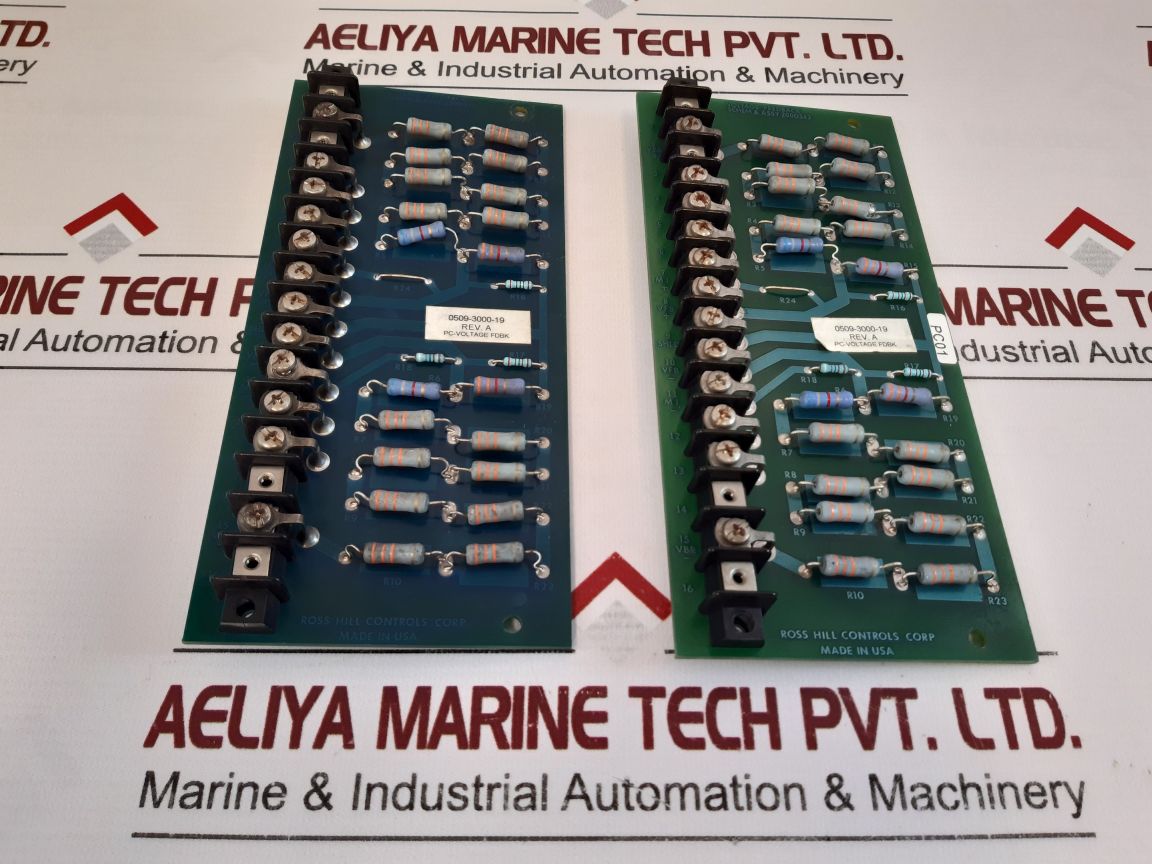 Ross Hill Controls 200D343 Voltage Feedback Schem & Assy 0509-3000-19