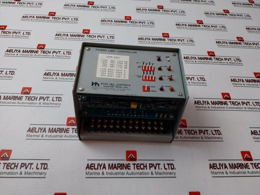 Ross Hill Controls Power Limit Controller 0000-7498-04F