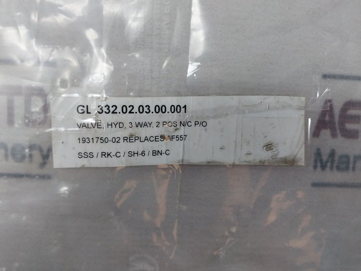 Rotator Hcv66.30.50.00-3.2 Hydraulic Valve