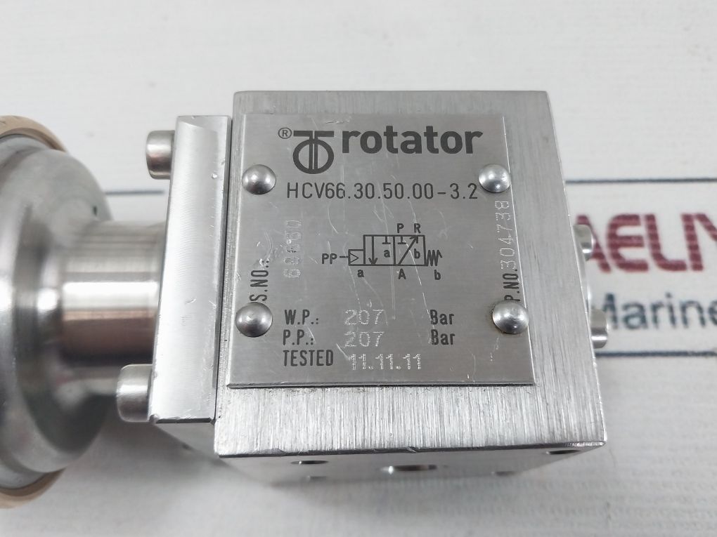 Rotator Hcv66.30.50.00-3.2 Hydraulic Valve