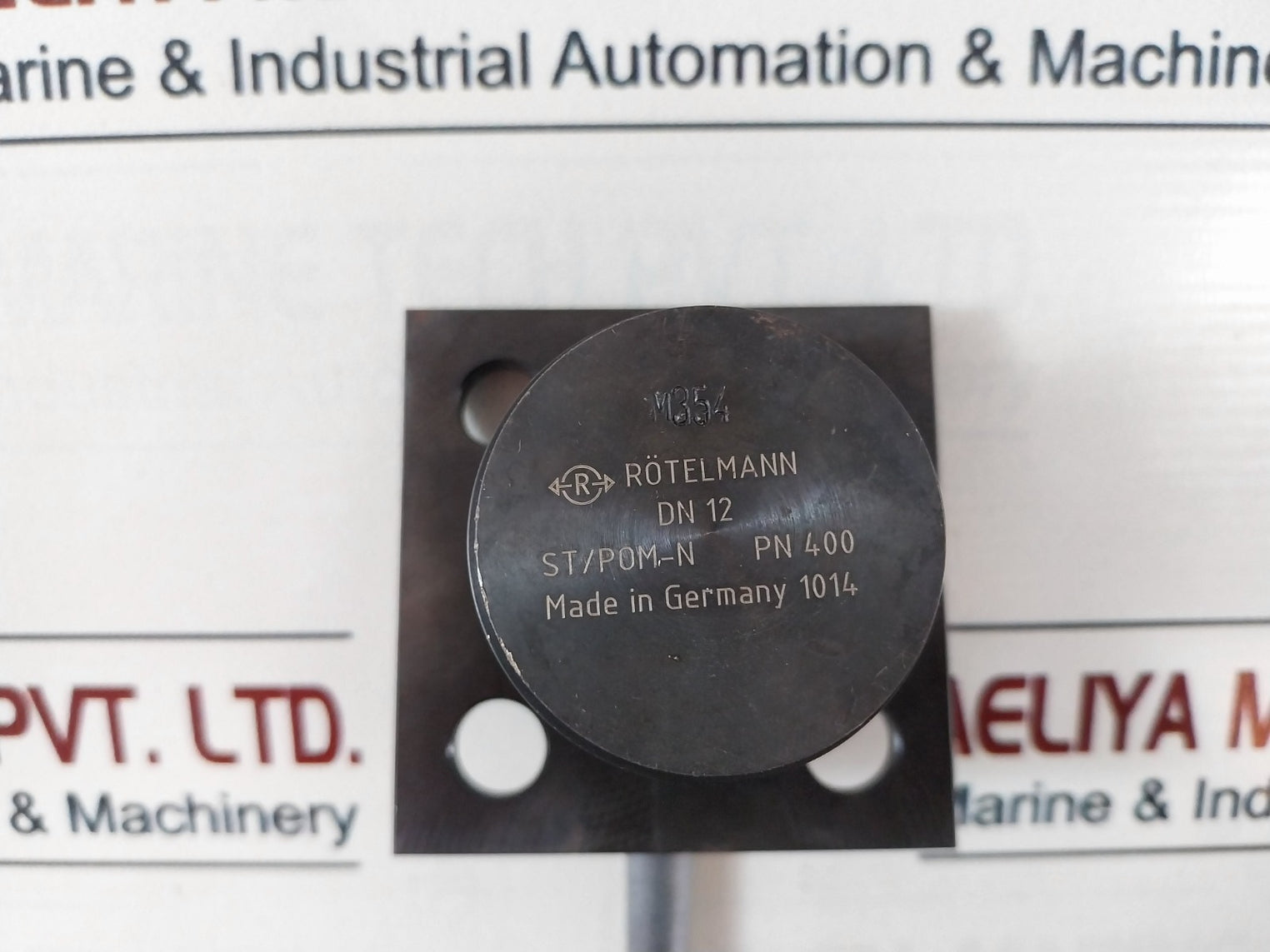 Rotelmann Dn 12 Pn 400 Backup Stabber Ball Valve St/Pom-n