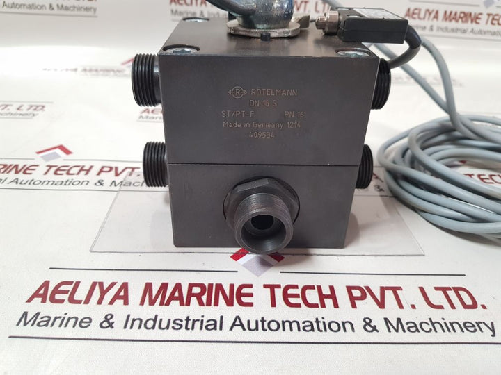 Rotelmann Dn 16 S Ball Valve With Asa Sm 10 T17S U
