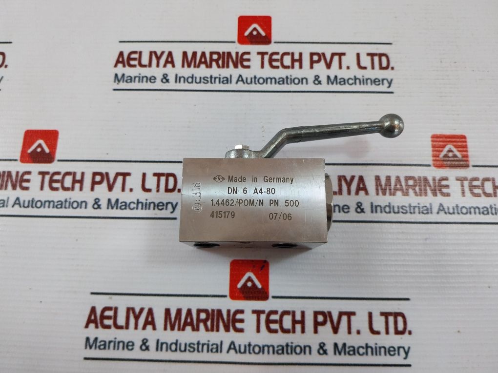 Rotelmann Dn 6 A4-80 Lp Manifold Mount Ball Valve 415179