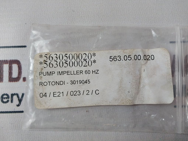 Rotondi Pump Impeller 60 Hz