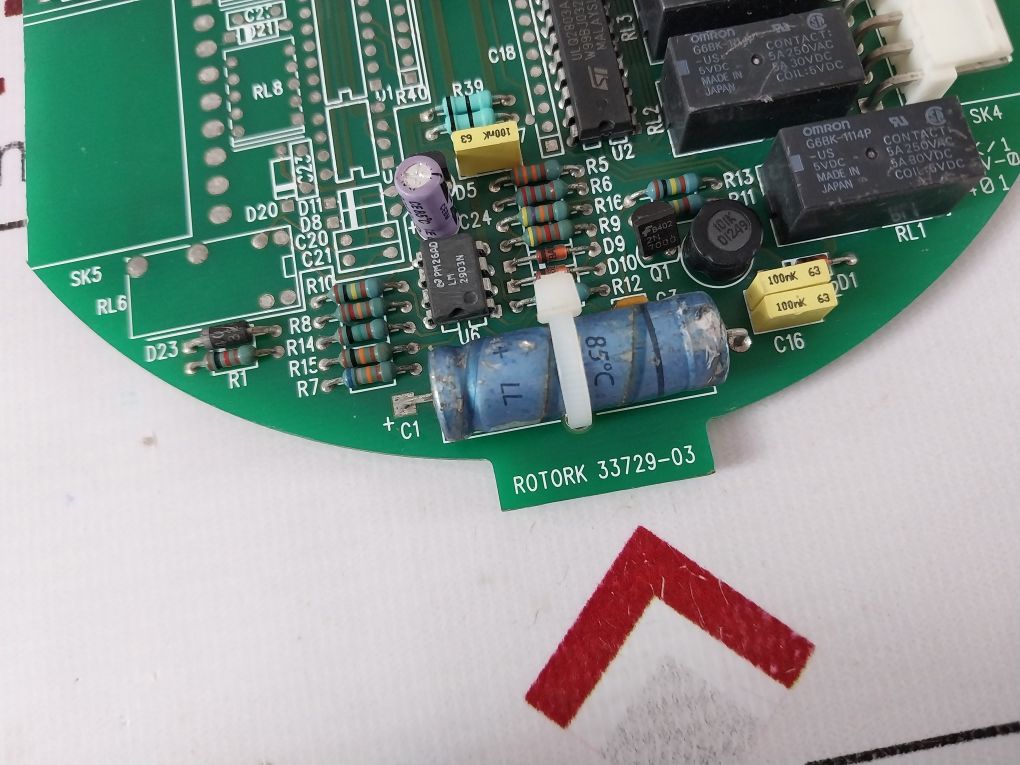 Rotork 33729-03 Control Board 04J3301302()0280