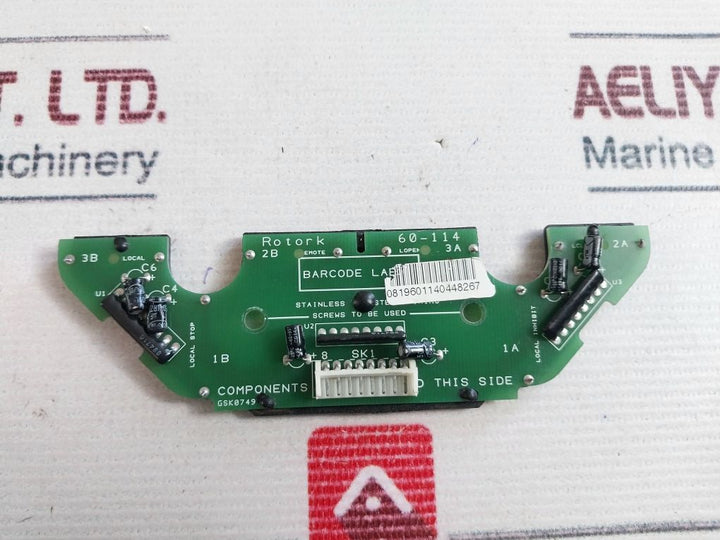 Rotork 60-114 Local Control Panel Gsk0749